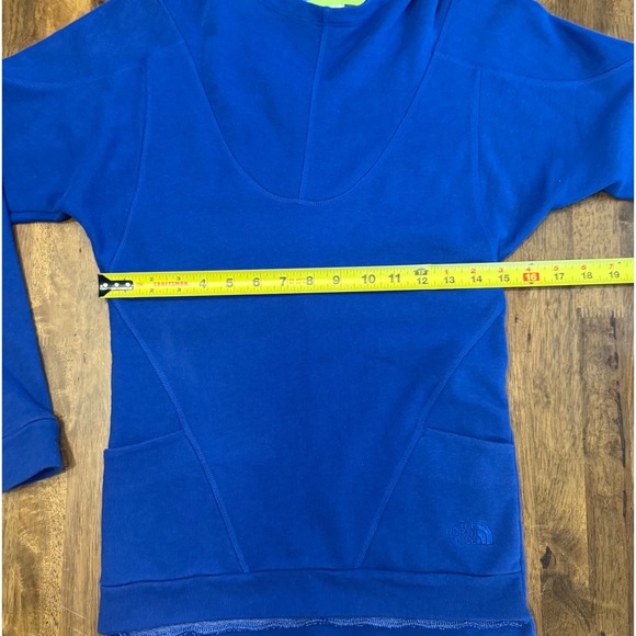 The North Face Hoodie Pullover Sweatshirt Athleisure‎ Blue XS - Picture 4 of 6